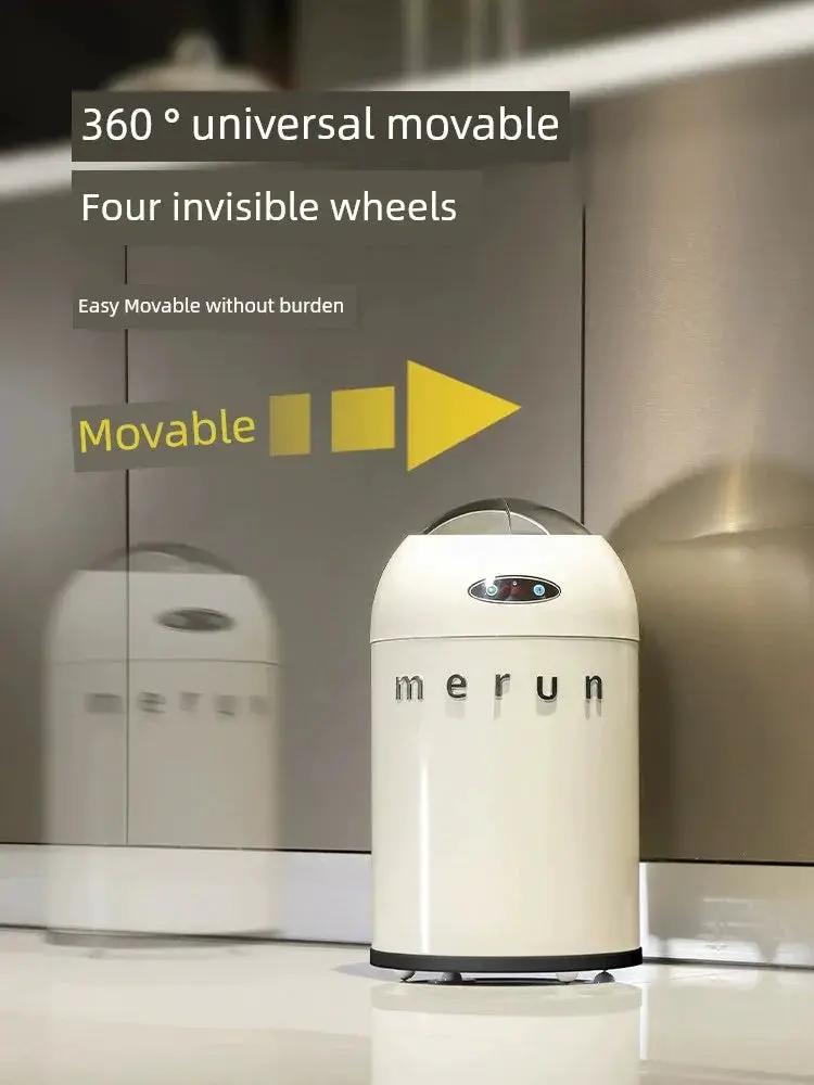 Merun Inductive Kitchen And Bathroom Ashbin 12L Trash Can