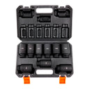Nine Piece Drive Impact Socket Set