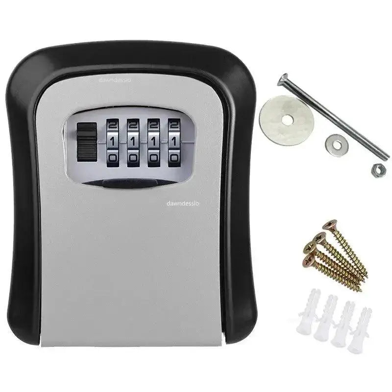 Key Storage Box Secure Wall Organizer With Lock System