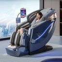 R10 Double Push Rod Factory Wholesale Full Body 4D Dual Core Massage Wireless Charging Massage Chair With Foot  Massage 2026