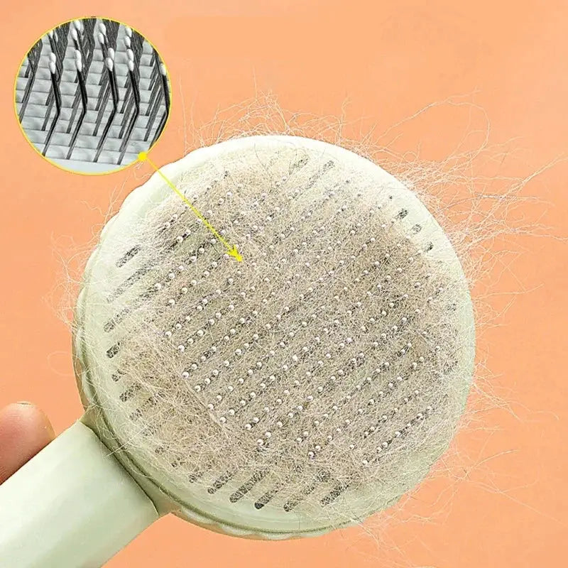 Pet Hair Removal Comb Self Cleaning Slicker Brush Grooming