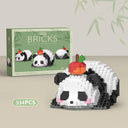 Cute Panda Mini Building Block Set Fun Educational Toy