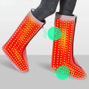 Full-Wrap Heated Leg Foot Support Winter Warmer Red Light Foot Massage Muscle Relaxation Anti-fatigue Relief Pain