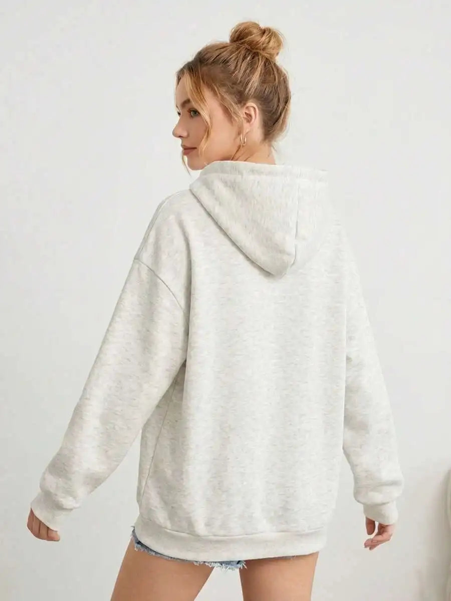 Long Sleeve Graphic Hooded Sweatshirt