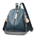 Fashion Backpack Female Soft Leather Rucksack Large Capacity
