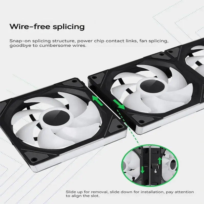 Teucer ARGB Water Cooling Fan Wireless Quiet Cooling