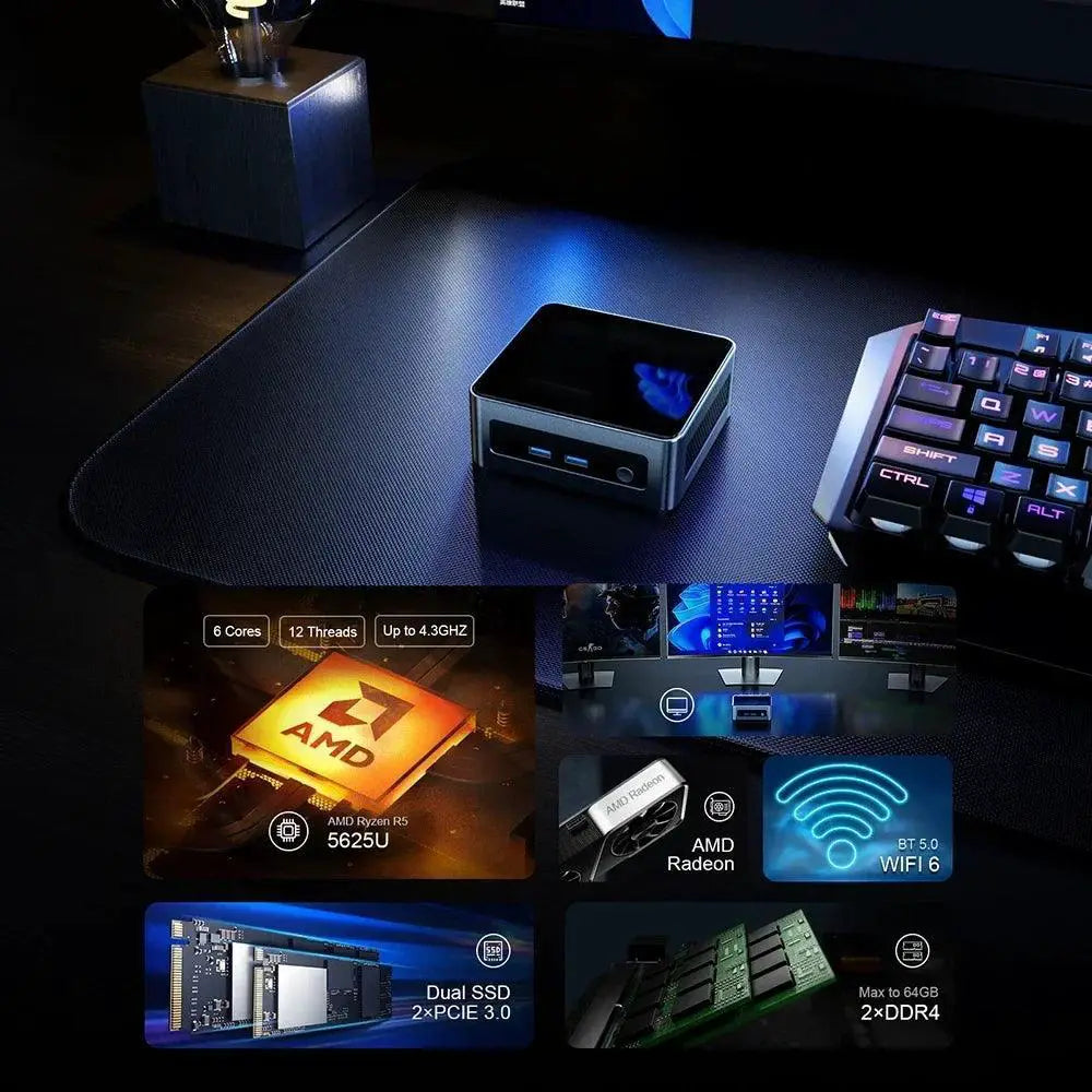 Chatreey AN2P Mini PC Gaming Desktop Ultimate Performance