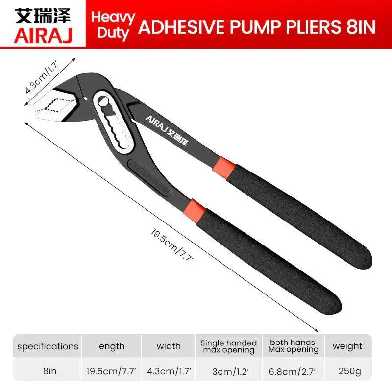 Airaj Water Pump Pliers Quick Release Combination Hand Tools