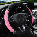 Breathable Leather Steering Wheel Cover