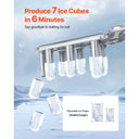 SucceBuy Countertop Ice Maker Cubes Ready in Mins lbs per