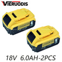 High Capacity 18V Lithium Battery for DCB184 DCB200 6000mAh