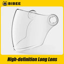 BIBEE Electric Motorcycle Helmet Summer Breathable Electric Bike Open Face Helmet Men Women Dual Lenses Jet Scooter Half Helmets