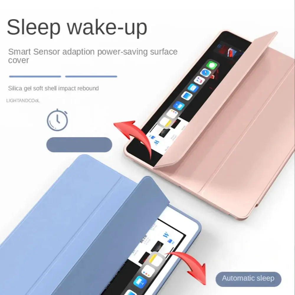 iPad Air 5 Case With Pencil Holder 11 Inch Slim Cover