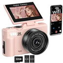 Smart 5K Digital Camera for YouTubers High-Res Pro