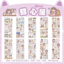 Scrapbooking Diary Stickers For Girls Cute Stationery Set