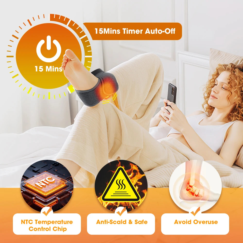 Cordless Heated Vibration Foot Massager