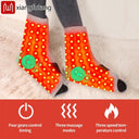 660Nm Red Light Heat Foot Wrap 144 Led Vibration Massage Relief Pain Ankle Comfort Sports Recovery Home Relax Wellness Protector