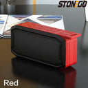 Portable Outdoor Bluetooth Speaker High Power Subwoofer Wireless Waterproof USB Music Player Support AUX TF Card for Camping Travel Party Beach Hiking Loud Stereo Sound Deep Bass Easy to Carry for Home Outdoor Use Great Gift