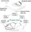 Clutter Free Wall Hooks for Bath Kitchen