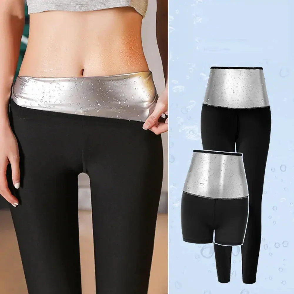 Sauna Sweat Shapewear Shorts Leggings Pants For Women