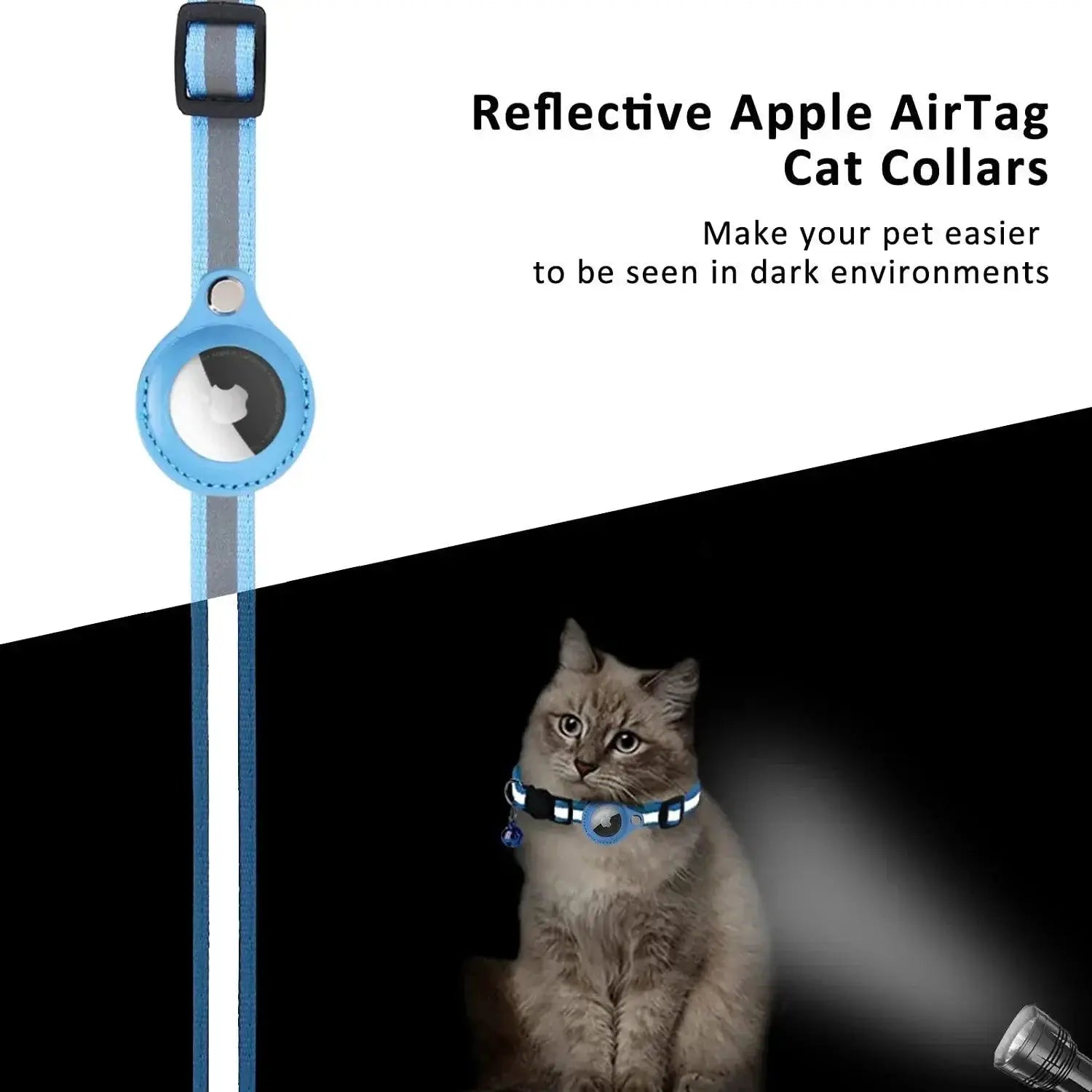 Anti Lost Cat Collar For AirTag Waterproof Tracker