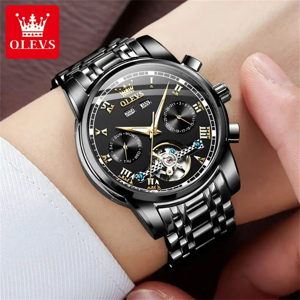 Premium Men Mechanical Steel Watch — product image 5