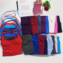 Yoga Set Seamless Backless Halter Top Leggings