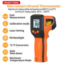 T600 T600A Digital Non-Contact Infrared Laser Thermometer Temperature Gun -50~600°C 12:1 D:S Backlit LCD Industrial HVAC Cooking