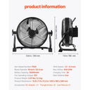 SucceBuy Foldable Rechargeable Oscillating Battery Operated w