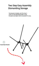 Portable Camping Moon Chair Ultralight Detachable Seat