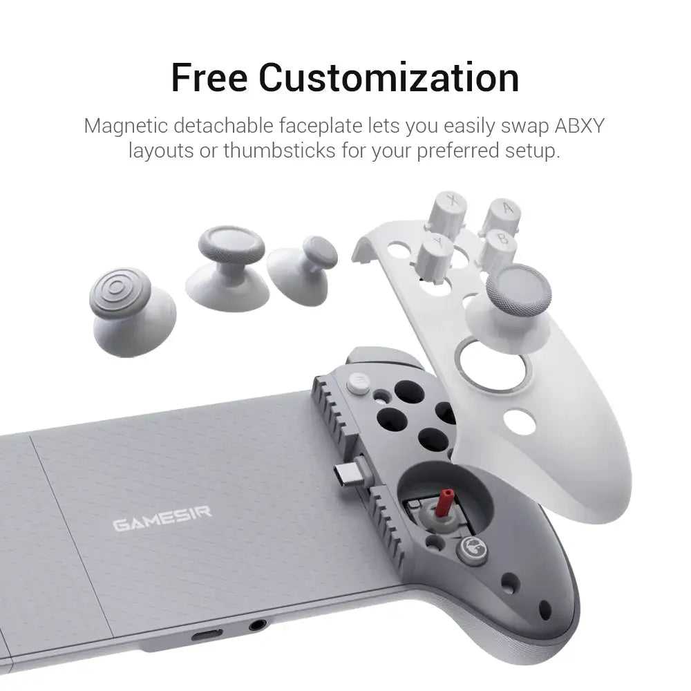 GameSir G8+ MFi Mobile Gaming Controller for iPhone 15, 16, 17 Series, iPad, and Android Phone Hall Effect Smartphone Gamepad