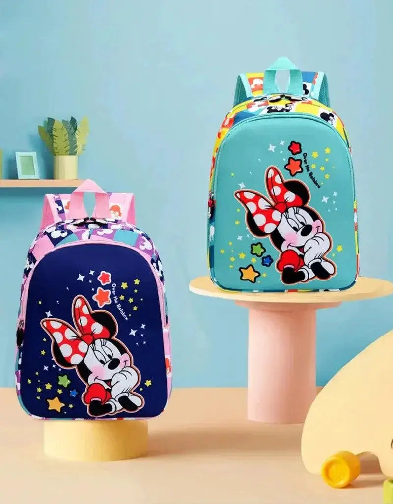 Disney Mickey And Minnie Kids Backpack Multifunctional Bag