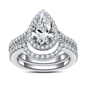 Moissanite Pear Engagement Ring