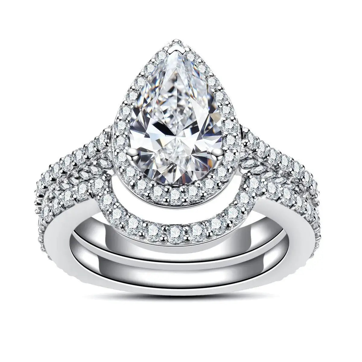 Moissanite Pear Engagement Ring — product image 2