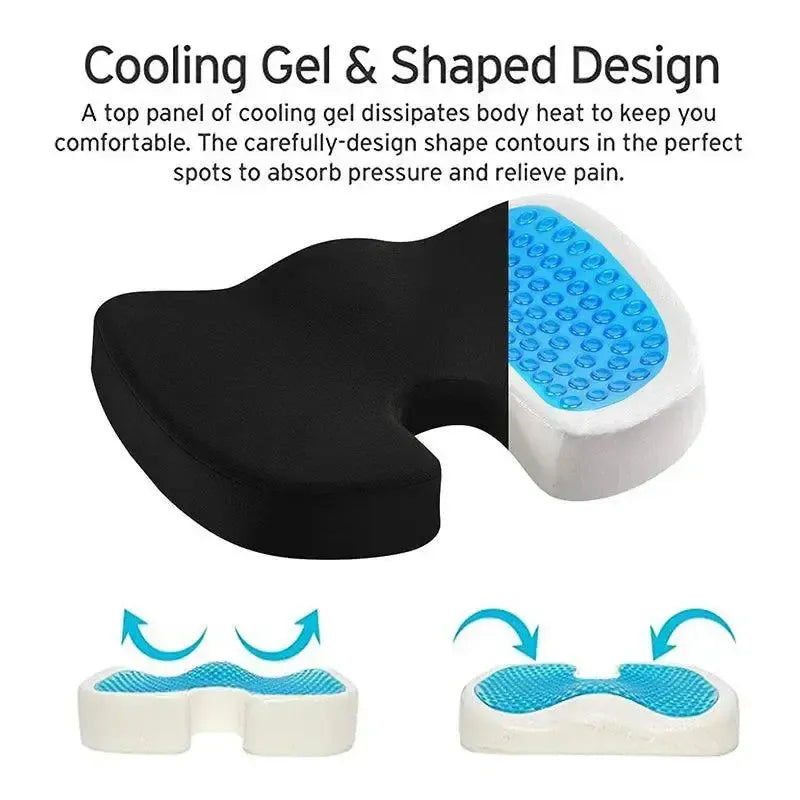 Orthopedic U Shape Memory Foam Tailbone Relief Cushion