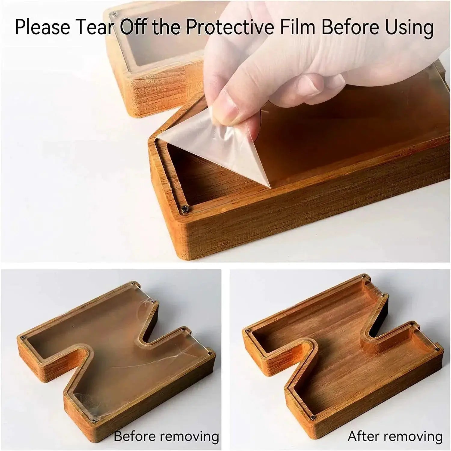 English Alphabet Wooden Piggy Bank Educational Savings Box