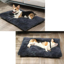 Plush Anti-Anxiety Dog Bed Cozy Mat for Large Dogs