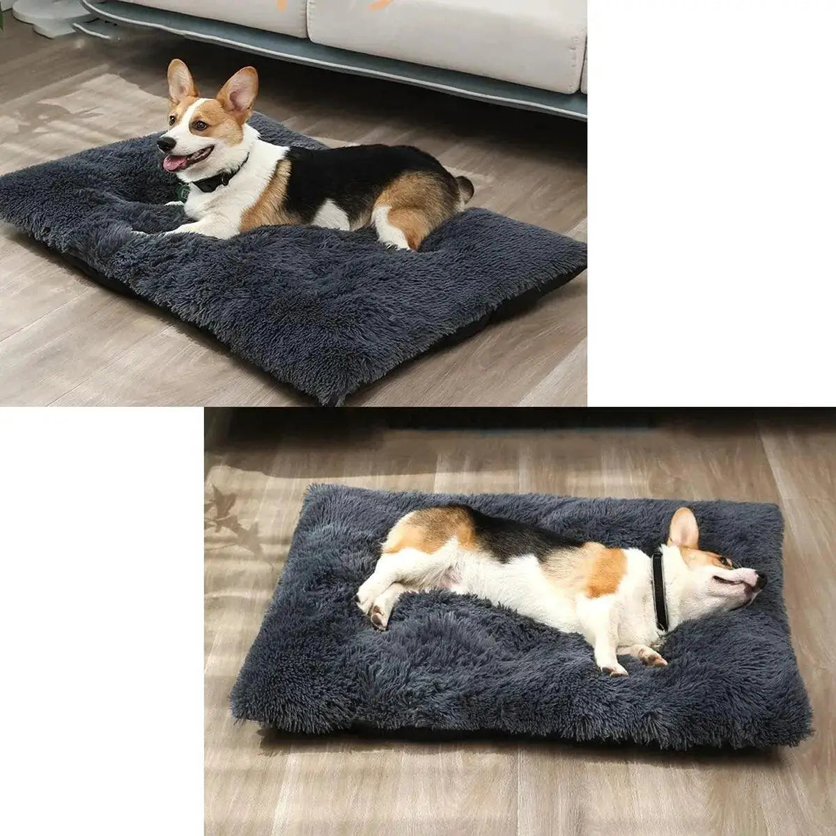 Plush Anti Anxiety Dog Bed For Large Dogs Cozy Mat