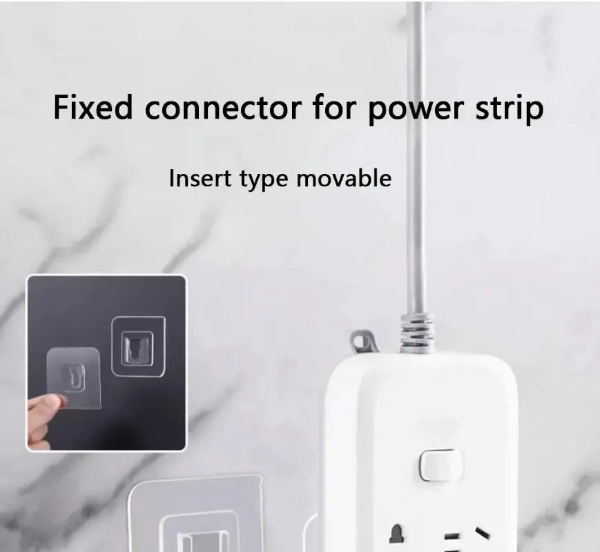 Multi Purpose Transparent Hooks Double Sided Adhesive