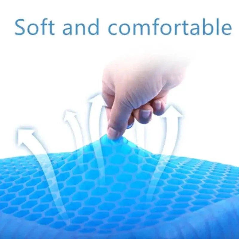 Cooling Gel Seat Cushion For Office Chair And Car Non Slip