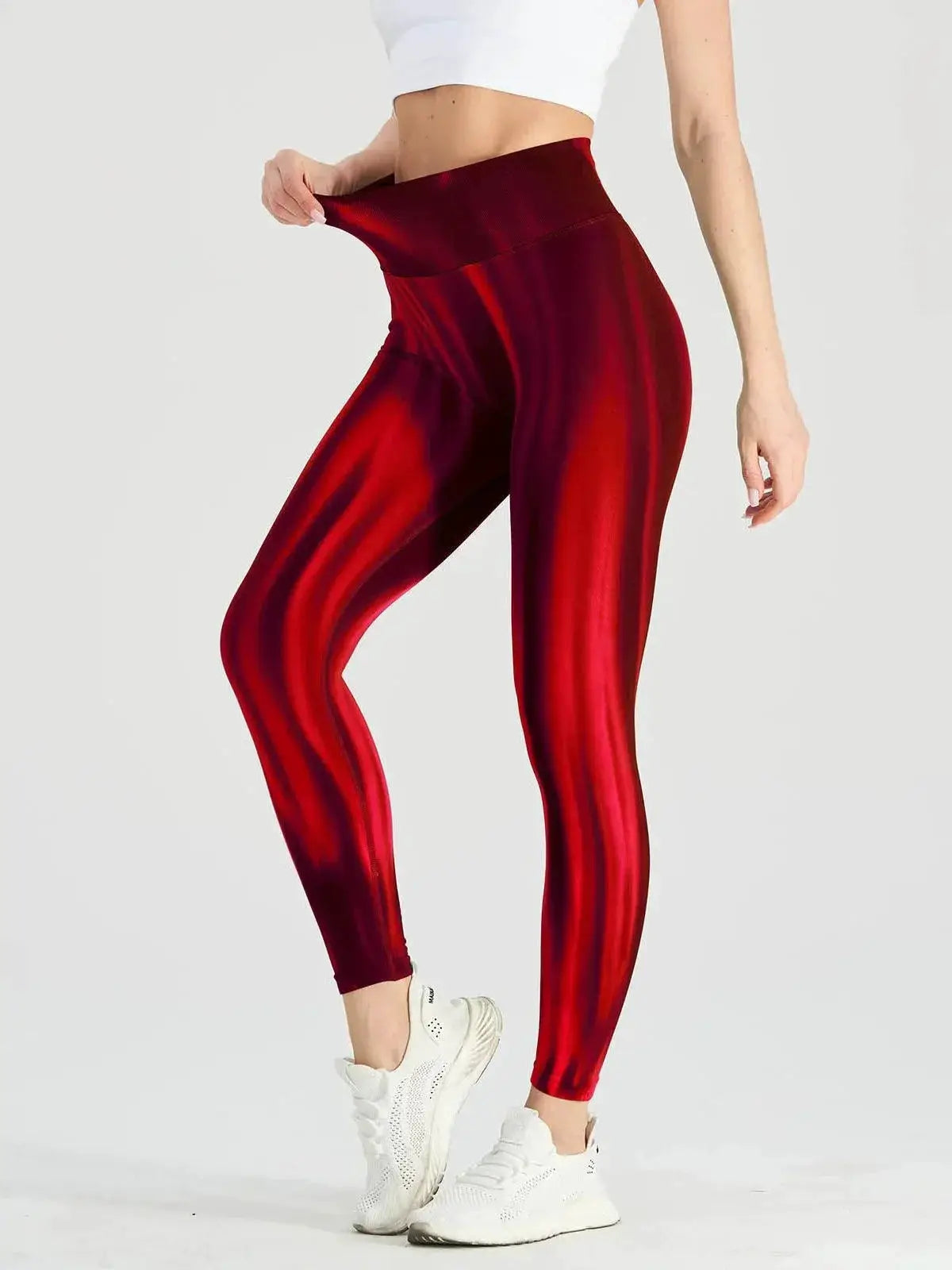Aurora Gradient Yoga Leggings for Women Workout Comfort
