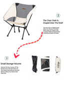 Portable Camping Moon Chair Ultralight Detachable Seat