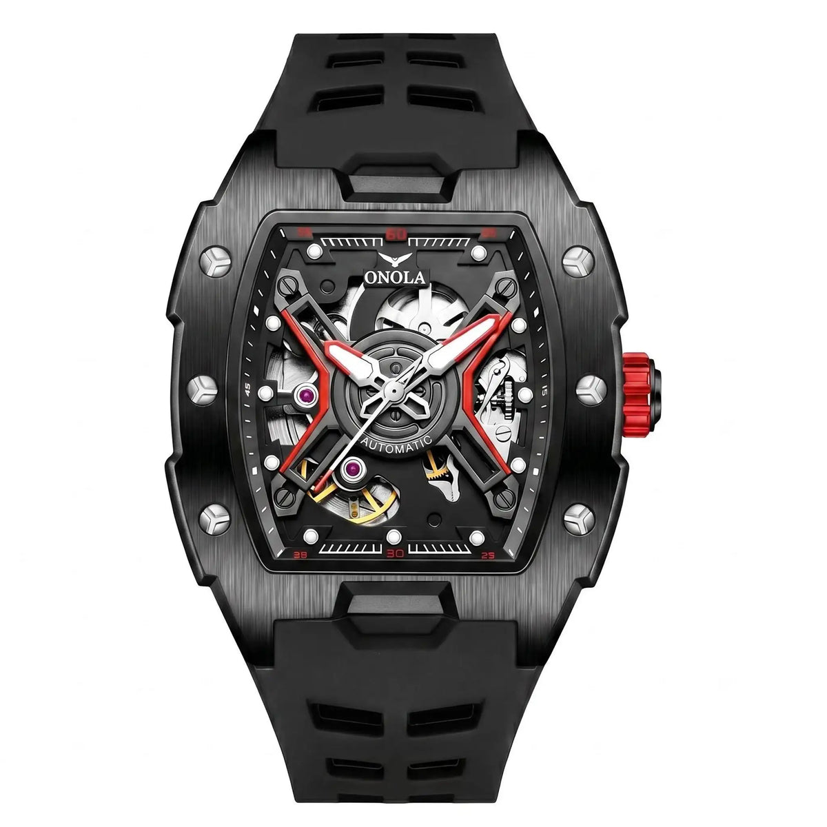 Men Mechanical Skeleton Dial Watch — product image 9