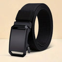 Canvas Automatic Buckle Belt - Quick Adjustment