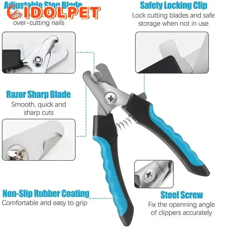 Pet Nail Clipper Professional Stainless Steel Grooming Tool
