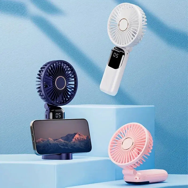 F01 Portable Battery Operated Fan With 5 Speed Settings - OurLum.com