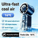 Mini Portable Handheld Fan Personal Pocket-Sized Digital Display