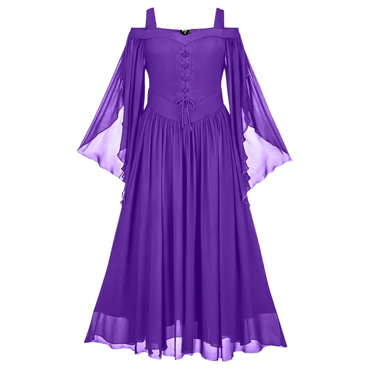 Medieval Cold Shoulder Corset Dress