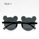 Bear-Shaped UV400 Kids Sunglasses for Outdoor Fun Gear