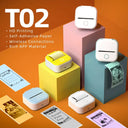 Phomemo T02 Mini Portable Bluetooth Thermal Printer for Labels and Stickers HD